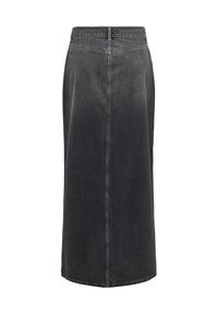 ONLY ONLCILLA LONG SLIT SKIRT - Μάξι φούστα - washed black