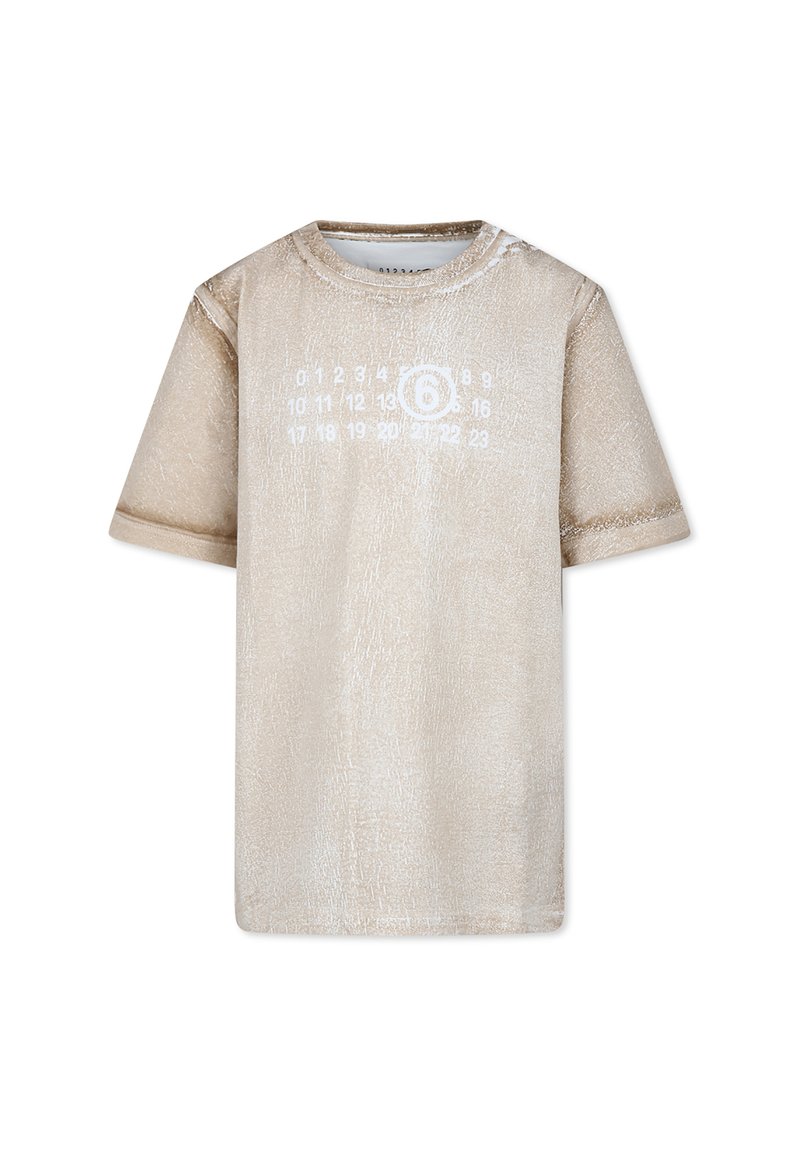 MM6 Maison Margiela T-shirt print crème MM6 Maison Margiela T-shirt print crème