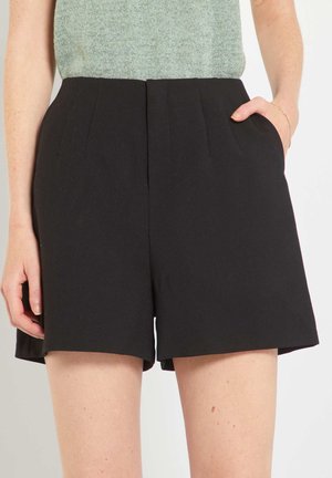 SMART HIGH WAISTED - Shorts - real black