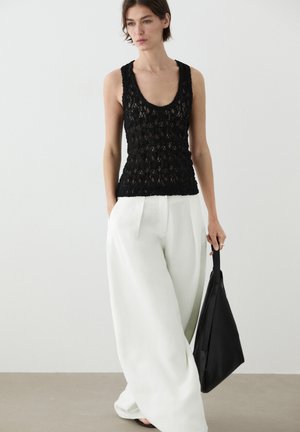 Massimo Dutti Bluse - black