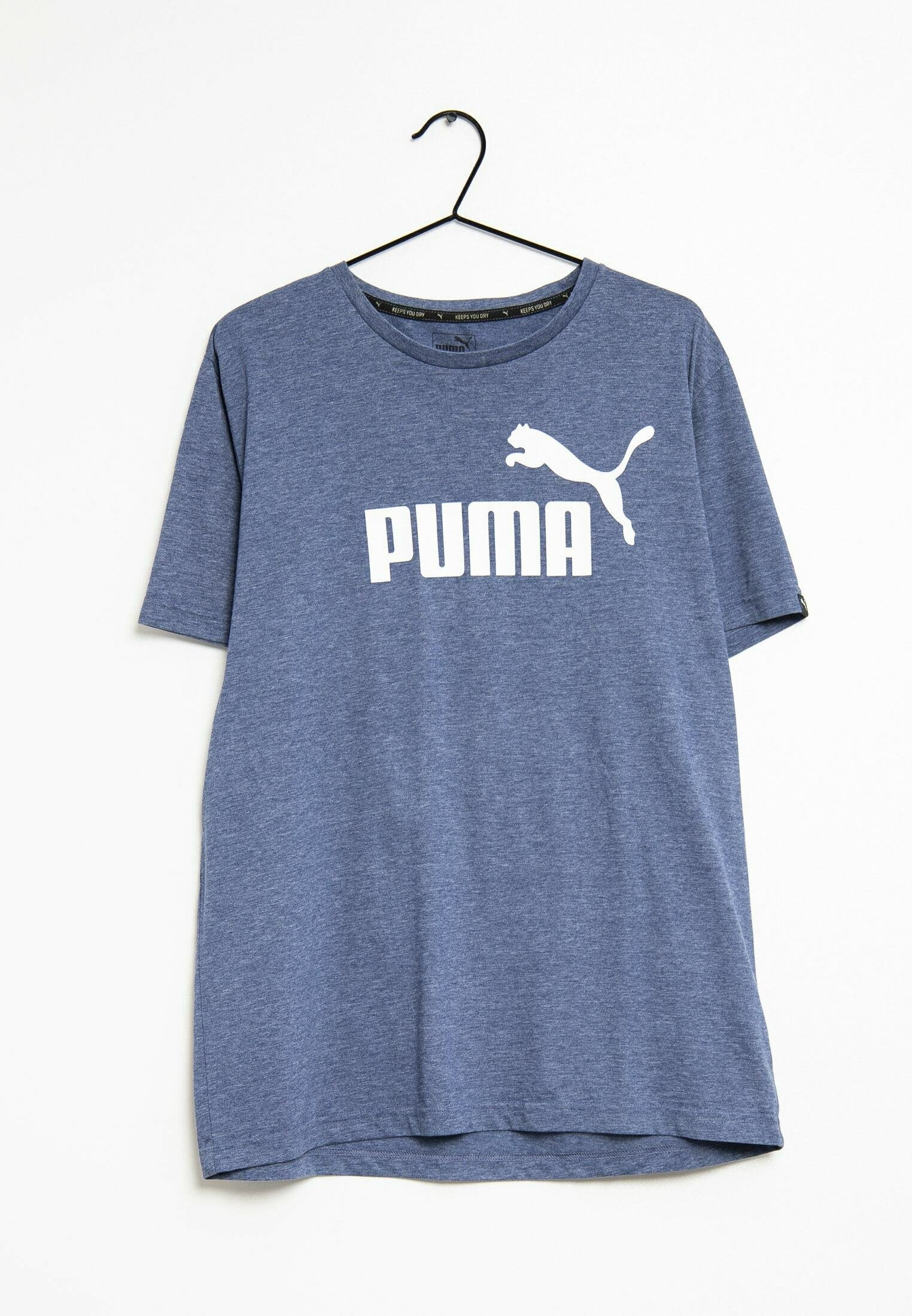 light blue puma shirt