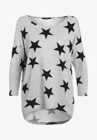 Não selecionado, light grey melange/black