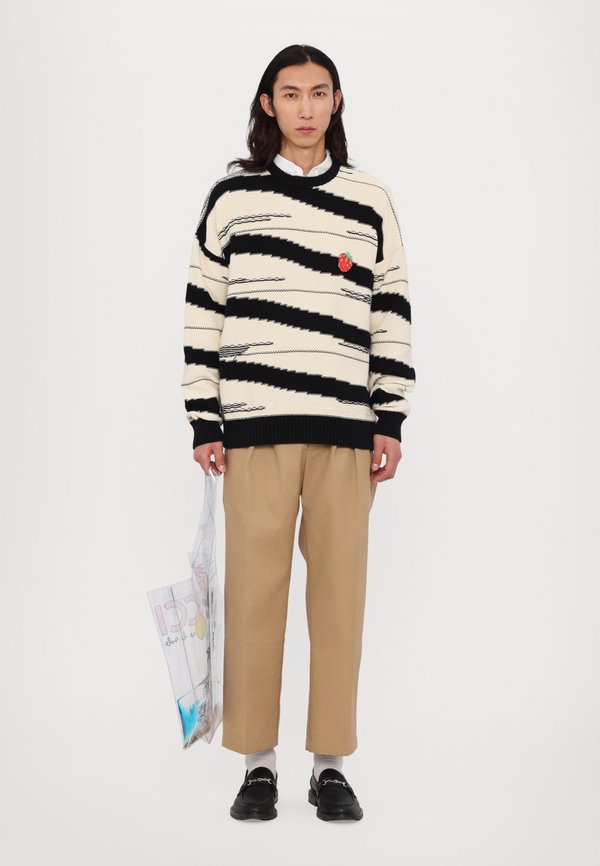 STRIPED RASPBERRY SWEATER UNISEX - Jumper