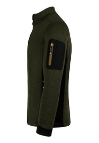 normani Outdoor Sports OUTDOOR ÜBERGANGS STRICKJACKE MIT SEITENTASCHEN - Fleecejacke - oliv