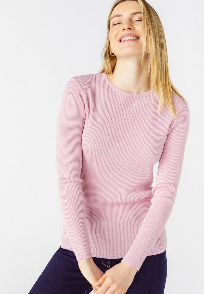 Damart COL ROND - Maglione - Soft Pink