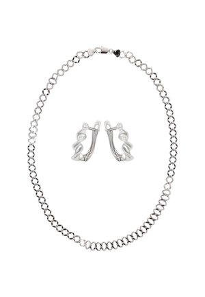 SET - Øreringe - silver-coloured