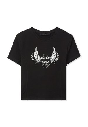 T-shirt con stampa - nero