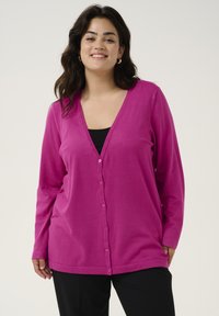 Kaffe Curve FARSIA - Kardigan - festival fuchsia