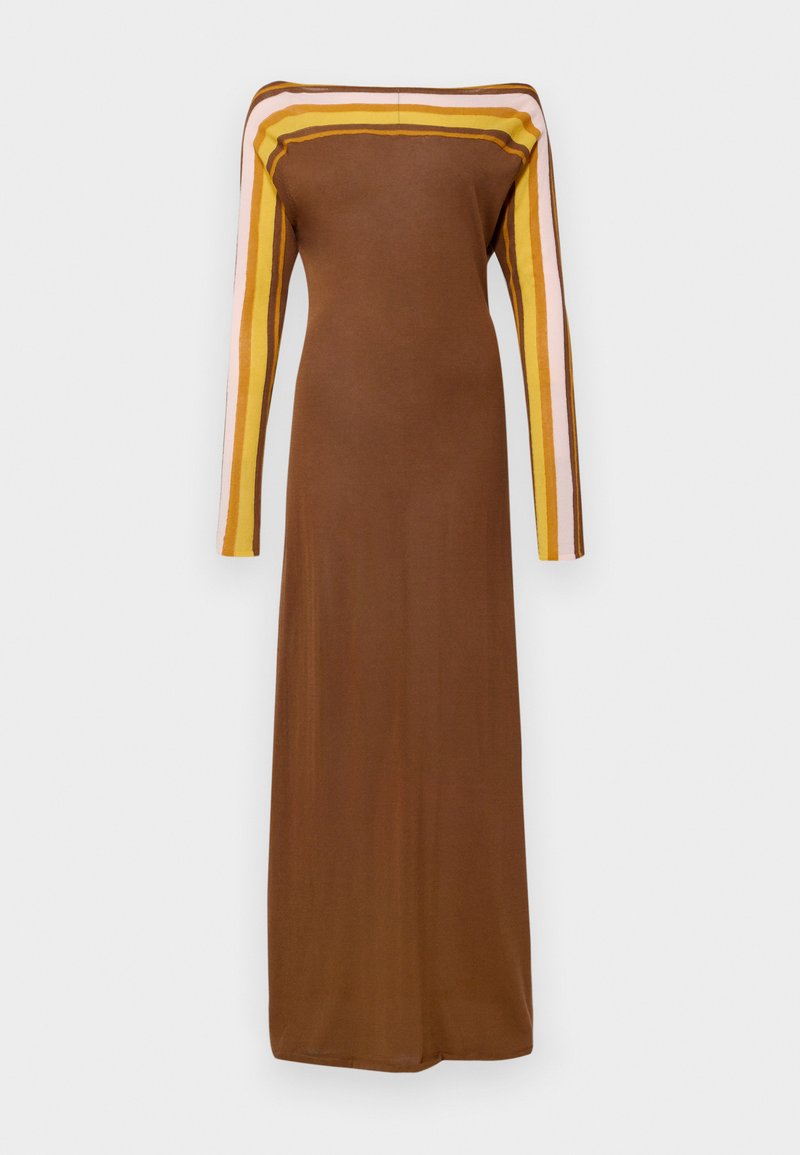 Faithfull the brand CITARA LONG SLEEVE MAXI DRESS - Maxi dress - cocoa/brown  - Zalando