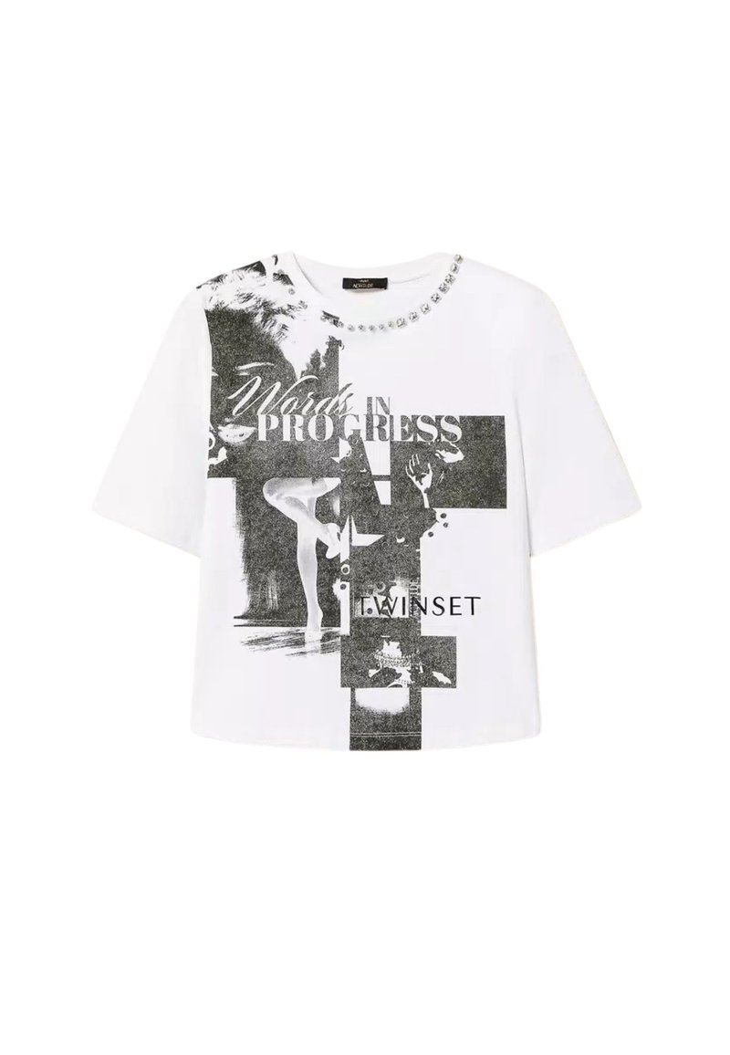 Twinset ACTITUDE T-shirt print wit Twinset ACTITUDE T-shirt print wit