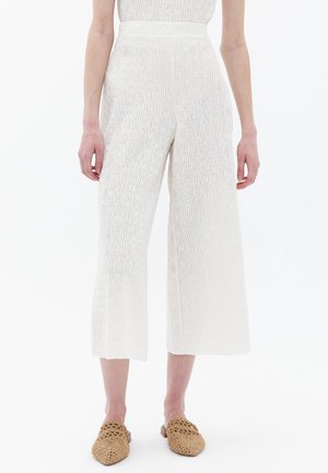 HIGH RISE CULOTTE - Broek - natural