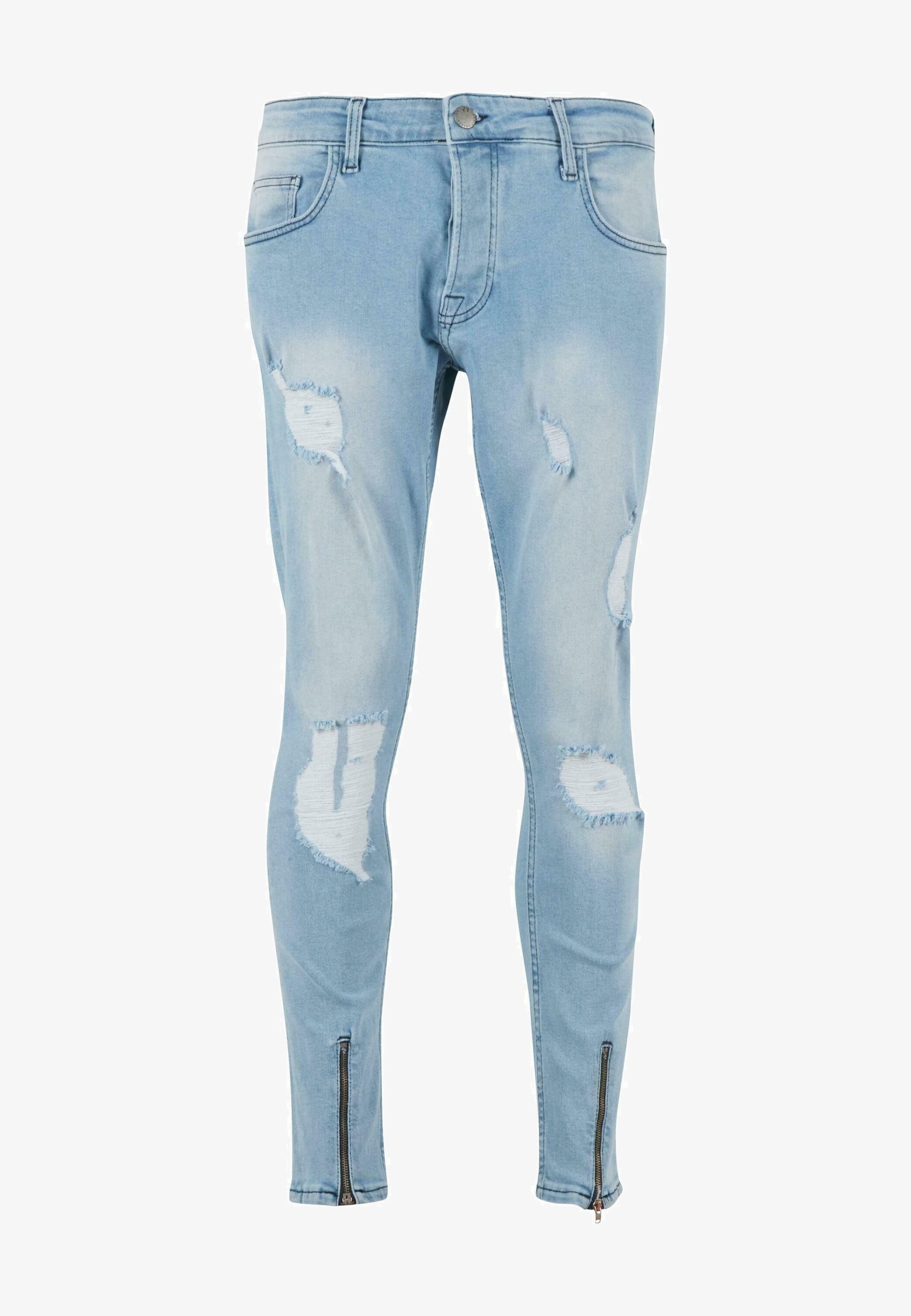 JEANS 5 TASCHE BRANDO CARROT DENIM HERITAGE BLU CHIARO - Foto 4