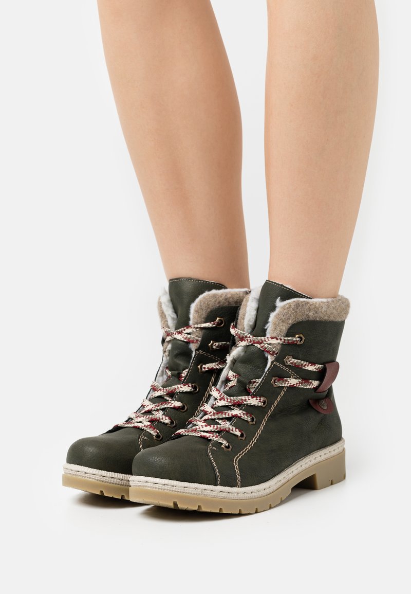 rieker lace up ankle boots