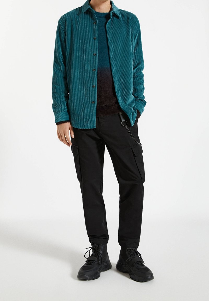 PULL&BEAR Hemd mottled blue/blau-meliert (Pre-owned) Zalando