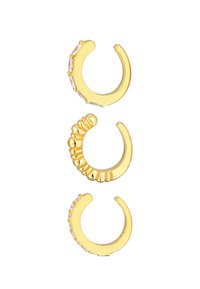 Elli EARCUFF 3 PACK - Orecchini - gold-coloured