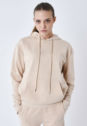ESSENTIALS - Jersey con capucha - beige