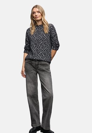 Street One WIDE - Straight leg jeans - grau