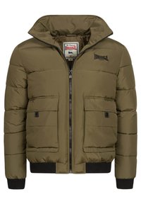 Lonsdale - NORMALE PASSFORM TAYPORT - Vinterjacka - olive black Miniatyrbild 1