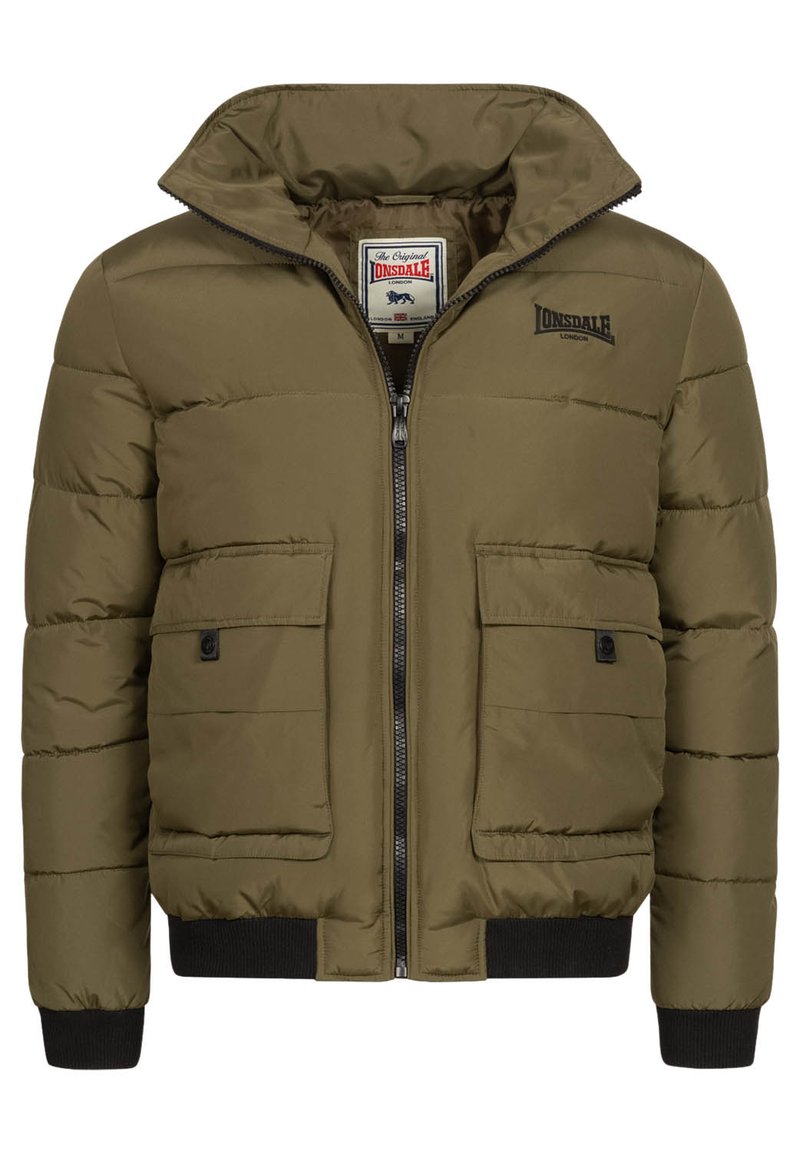 Lonsdale - NORMALE PASSFORM TAYPORT - Vinterjacka - olive black, Förstora