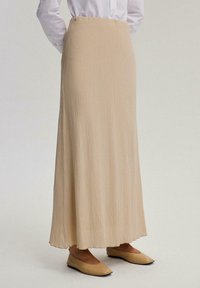 Touché Privé NATUREL LOOK  - Maxi szoknya - beige