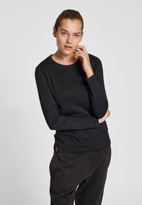 Hummel Langærmet T-shirt - black