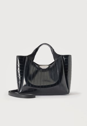 DKNY, WILLA SATCHEL - Τσάντα χειρός - black/silver-coloured