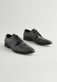 Next EMBOSSED TOE DERBY - REGULAR FIT - Pantofi cu șiret - black