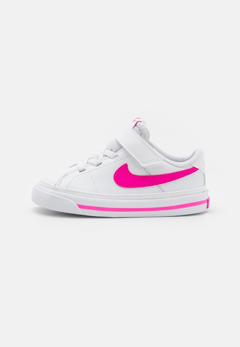 Nike Sportswear COURT LEGACY UNISEX - Sneaker low - white/laser fuchsia