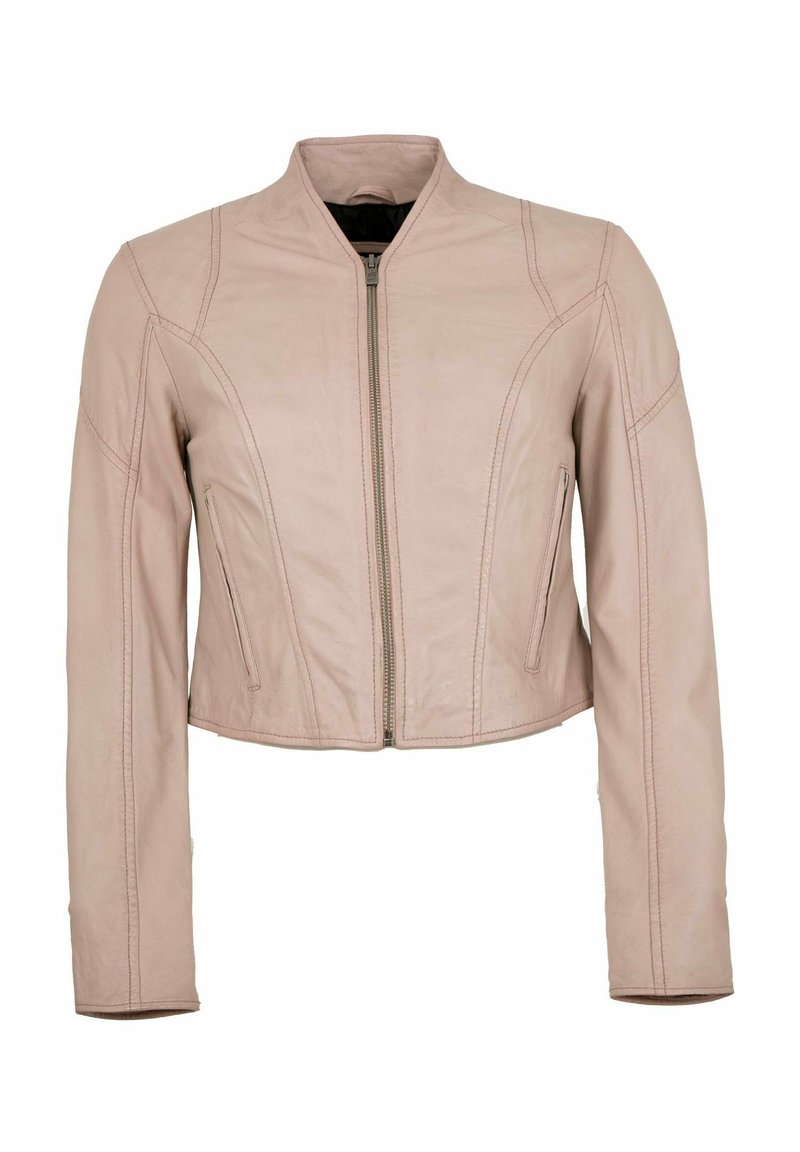 Lederjacken24 LULAL - Lederjacke - rose/rosa - Zalando.de
