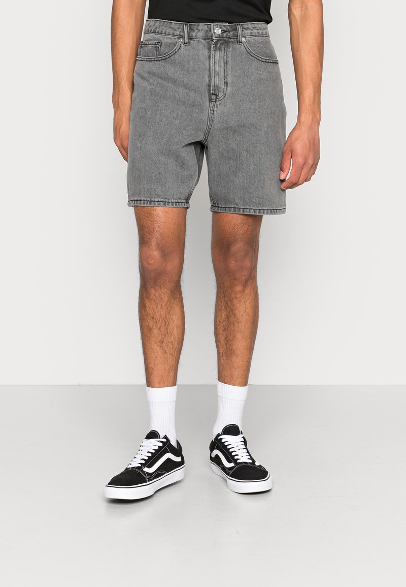 Herren Skinny Fit | Denim Project CLASSIC DAD Jeans Shorts grey wash/grau - LV58064 Herren Skinny Fit | Denim Project CLASSIC DAD Jeans Shorts grey wash/grau - LV58064