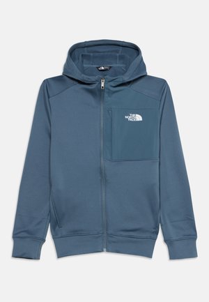 The North Face, TEEN PERFORMANCE HOOOED UNISEX - Суитшърт с цип - granite grey