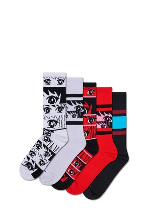 5-PACK ANIME SNEAKER - Socken - red