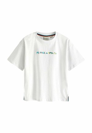 Paul Smith Junior OVERSIZED SHORT SLEEVE ICONIC - Tričko s potlačou - white zebra