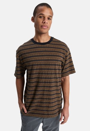 OKANO JACQUARD TEE - T-shirt print - black horizons horizontal