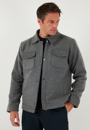 Ľahká bunda - light grey