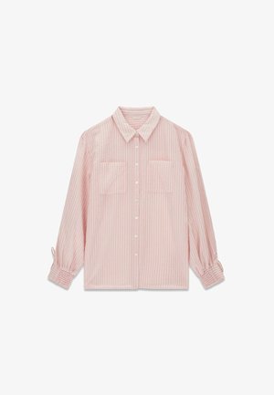 Guess, GESTREIFTES HEMD - Chemisier - mehrfarbe rose