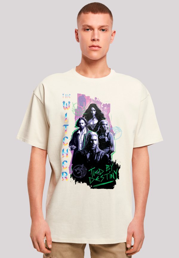 THE WITCHER TIED BY DESTINY NETFLIX TV SERIES - T-Shirt print - sand