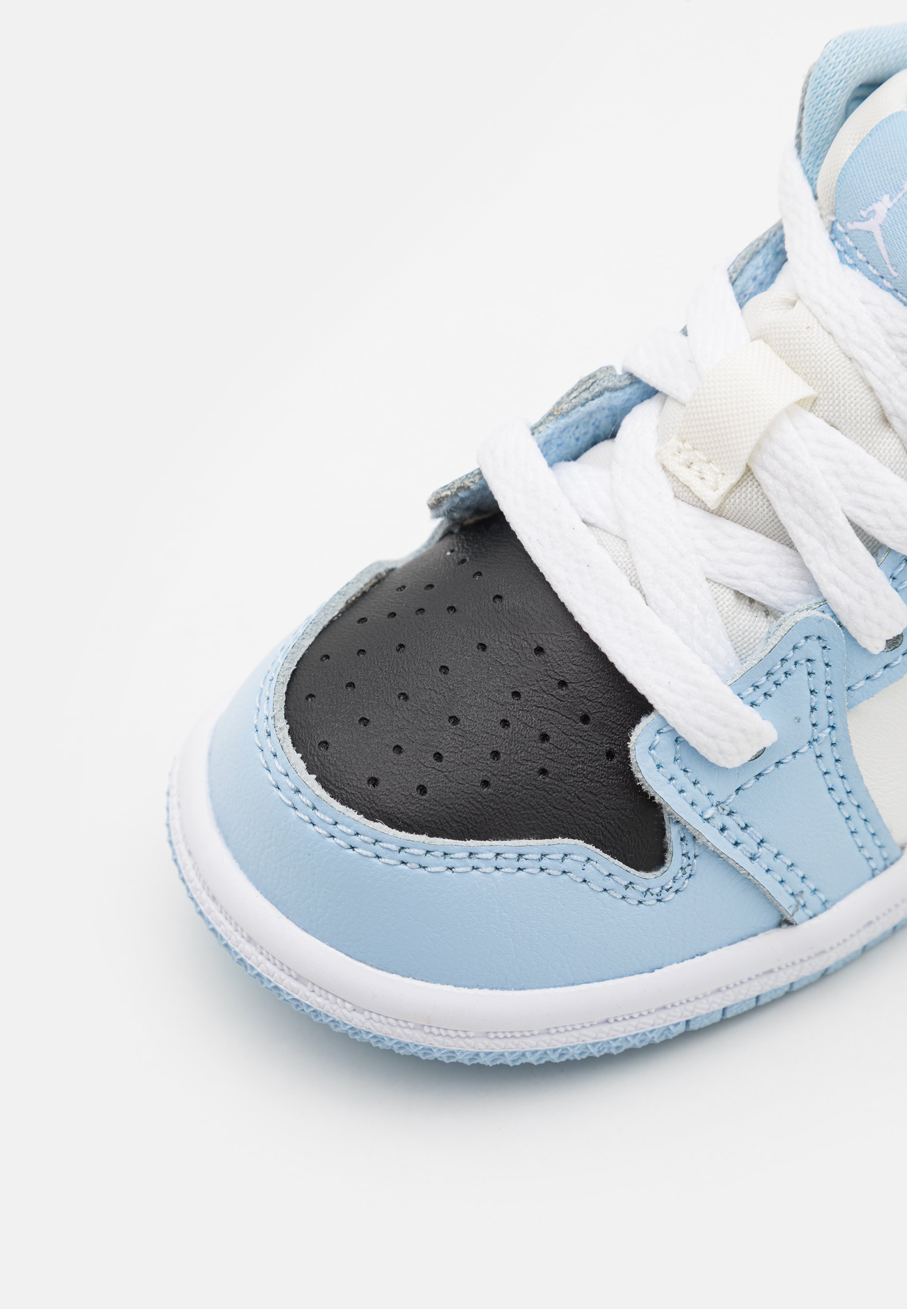 Jordan 1 MID UNISEX - Basketbalschoenen - ice  blue/black/sail/white/lichtblauw - Zalando.be