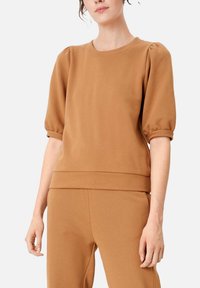 s.Oliver SHORT SLEEVE - T-shirt basic - sandstein