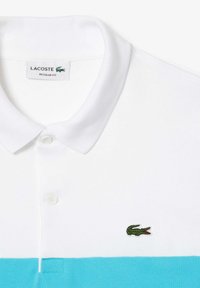 Lacoste Polo - blanc   bleu ri