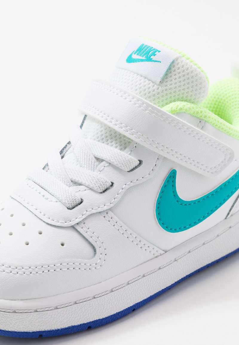 Nike Sportswear Court Borough 2 Unisex Sneakers Laag White Oracle Aqua Hyper Blue Ghost Green Wit Zalando Nl