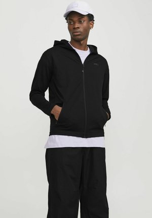 Zip-up sweatshirt - black