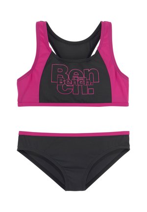 LENA BENSET - Bikini - schwarz-pink