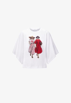 Rich & Royal, RICH & ROYAL T-SHIRT - Tričko s potlačou - white