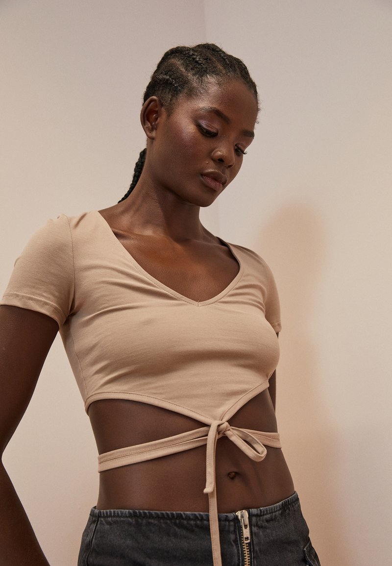 Even&Odd T-shirt print taupe