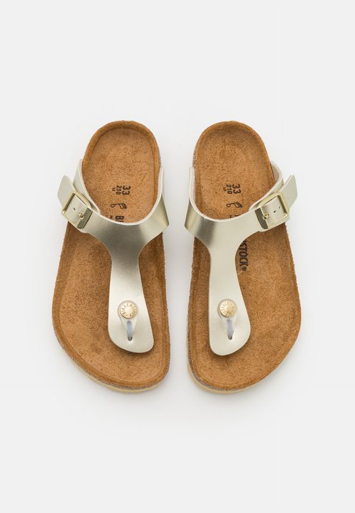 Birkenstock GIZEH KIDS BF REGULAR - Mules - electric metallic gold — foto 4