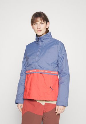 Burton MELTER ANORAK - Vetrovka - sleblu/coralm