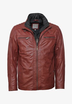 JCC Leren jas - bordeaux