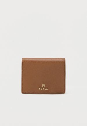 CAMELIA COMPACT WALLET BIFOLD COIN - Geldbörse - cognac
