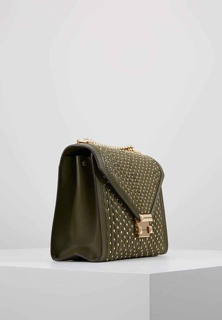 MICHAEL Michael Kors WHITNEY Håndveske green Zalando.no Gina Tricot MAYA MINI BAG Håndveske brownbrun Zalando.no